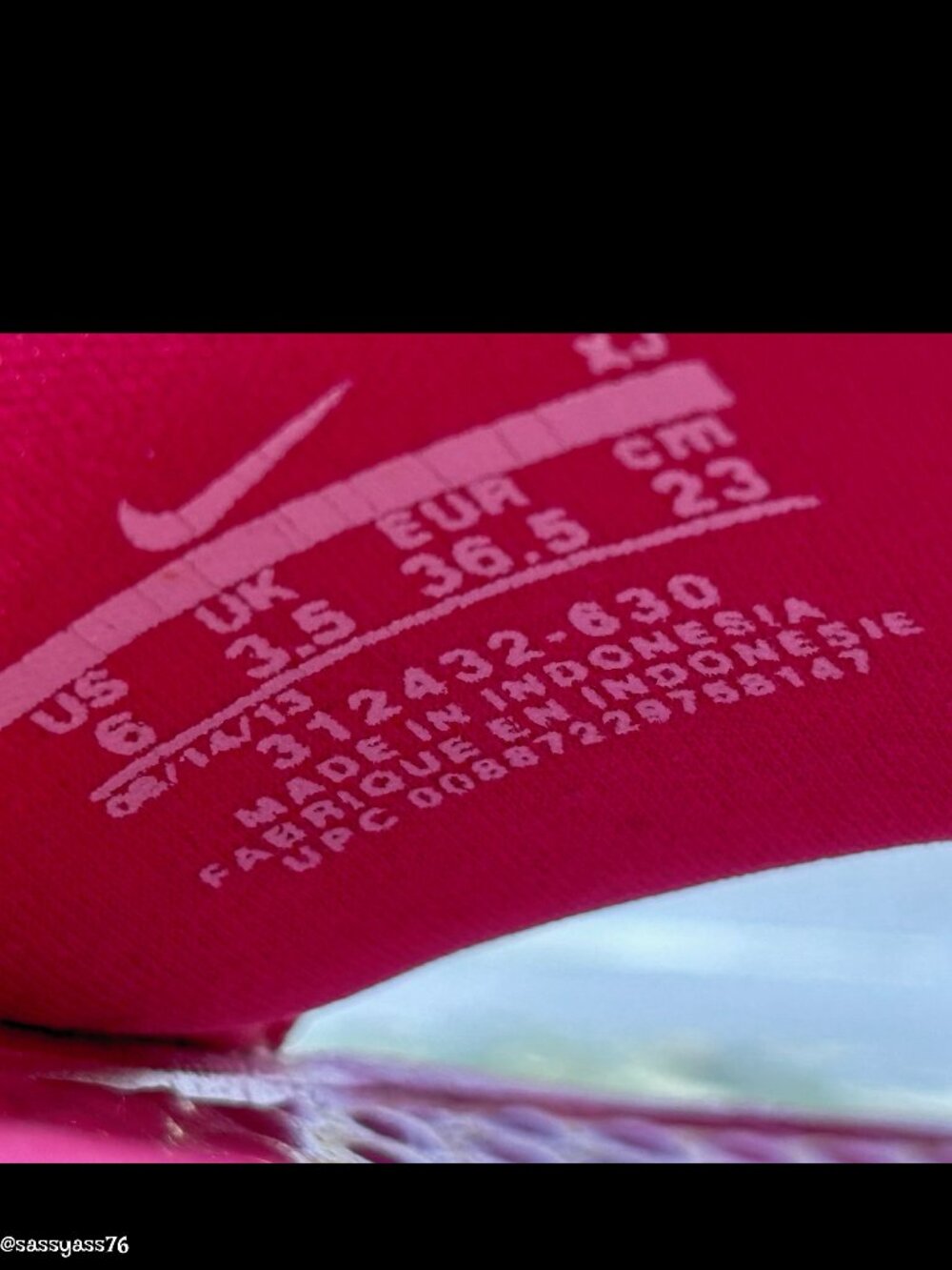 ▪️NIKE▪️'Benassi Swoosh' RARE Pink & Cream Injected Phylon Slides - Picture 7 of 8